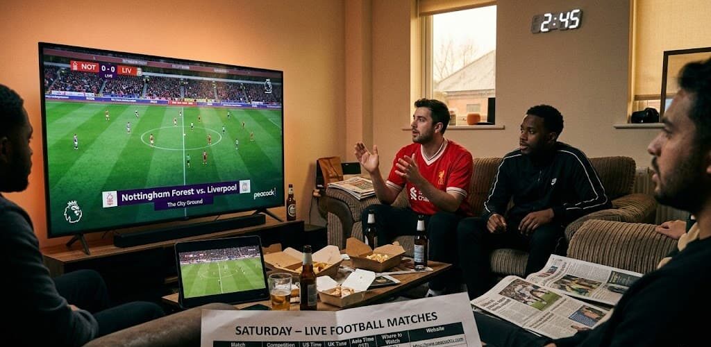 Live Football Matches This Week: Schedule, Channels & Times