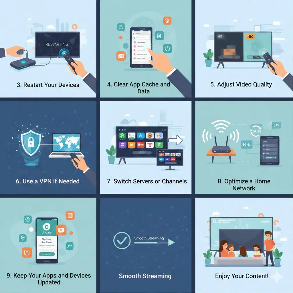 How to Solve Buffering Issues on IPTV: Step-by-Step Solutions