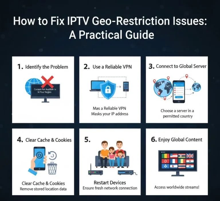 How to Fix IPTV Geo-Restriction Issues