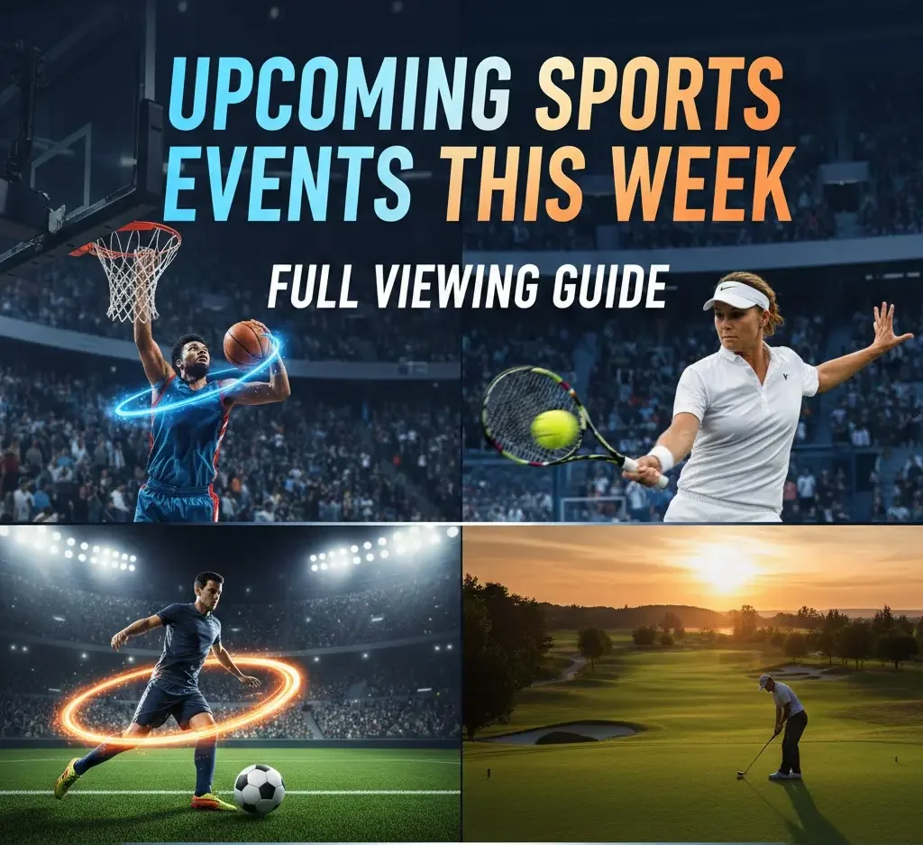 Upcoming Sports Events This Week: Full Viewing Guide