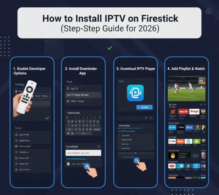 How to Install IPTV on Firestick (Step-by-Step Guide for 2026)