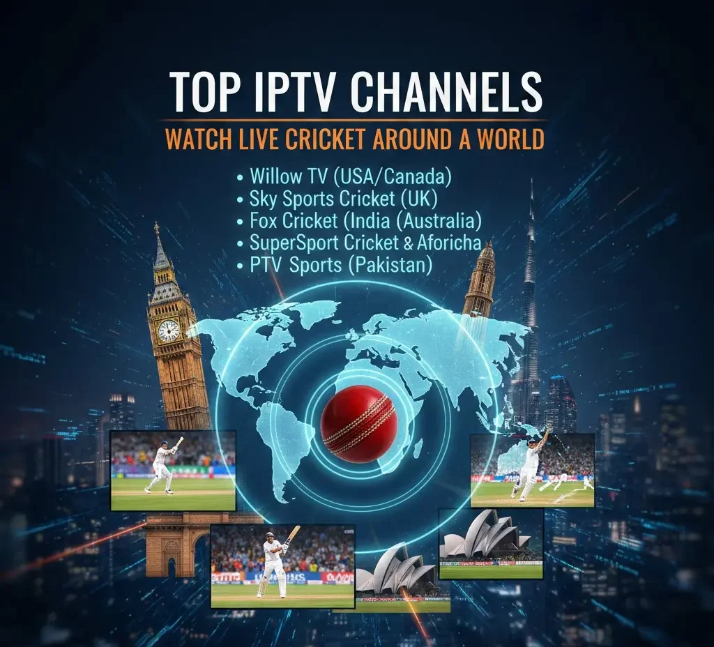 Top IPTV Channels to Watch Live Cricket Around the World