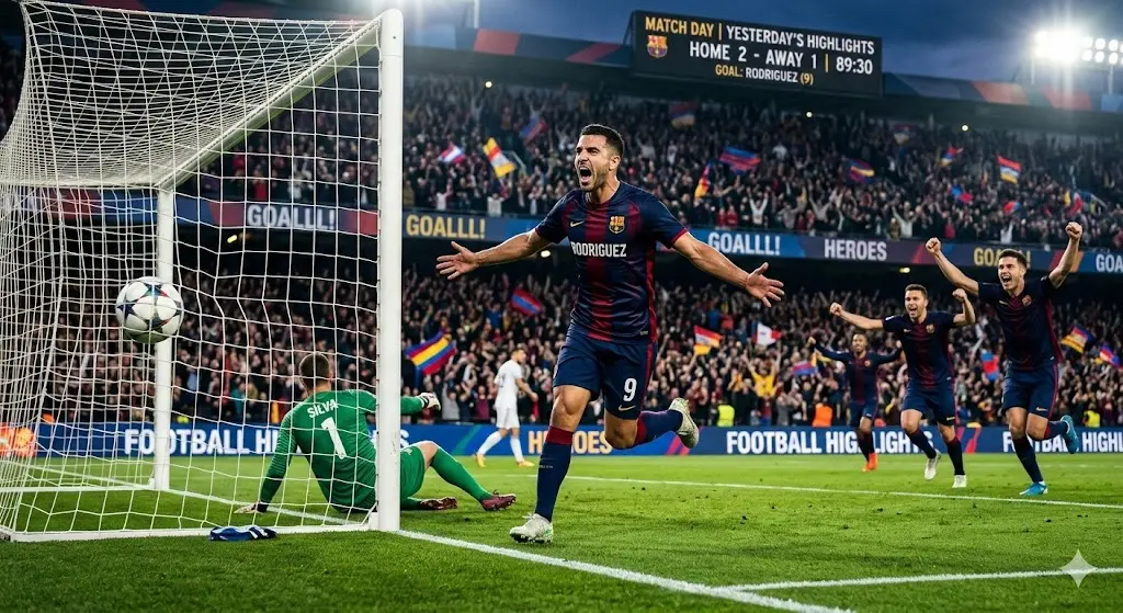 Football Highlights Yesterday: Goals, Key Moments & Replays