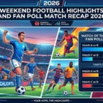 Weekend Football Highlights and Fan Poll Match Recap 2026