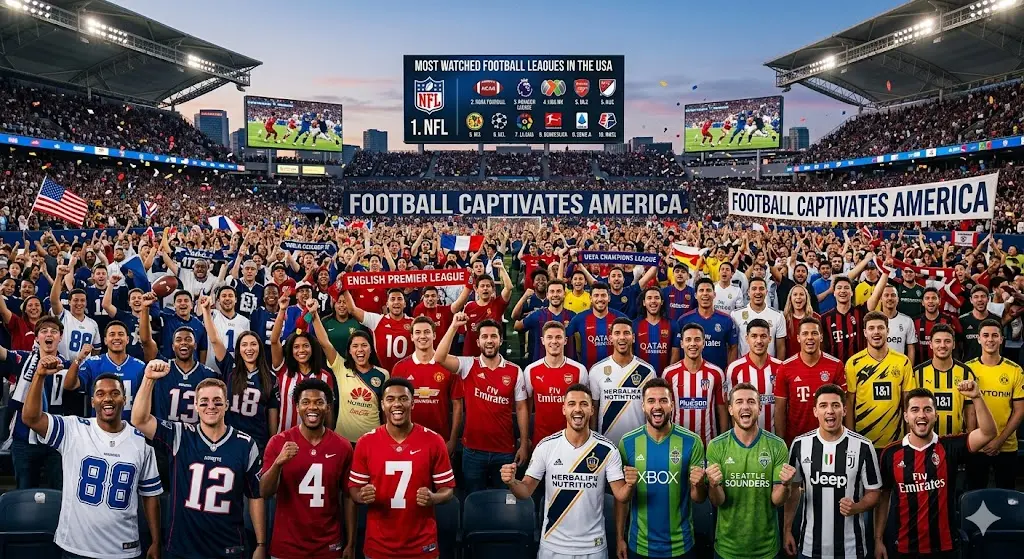 Top 10 Most Watched Football Leagues in USA 2026