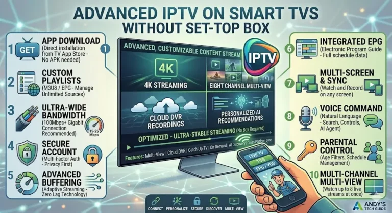 Advanced IPTV on Smart TVs Without Set-Top Box