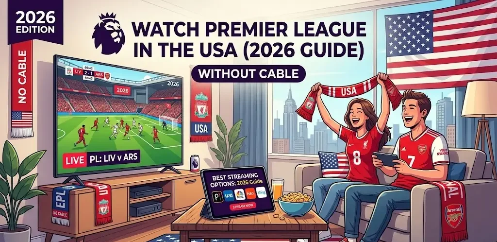 Watch Premier League USA Without Cable (2026 Guide)