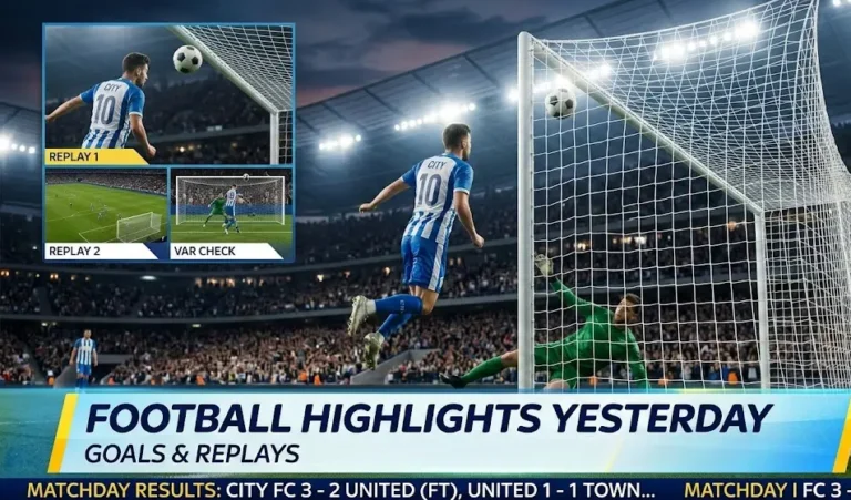Football Highlights Yesterday: Goals & Replays
