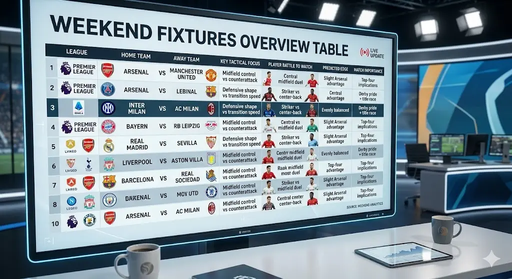 Weekend Football Preview: Big Matches & Fan Poll