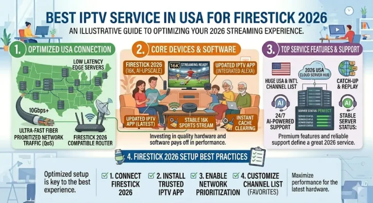 Best IPTV Service in USA for Firestick 2026